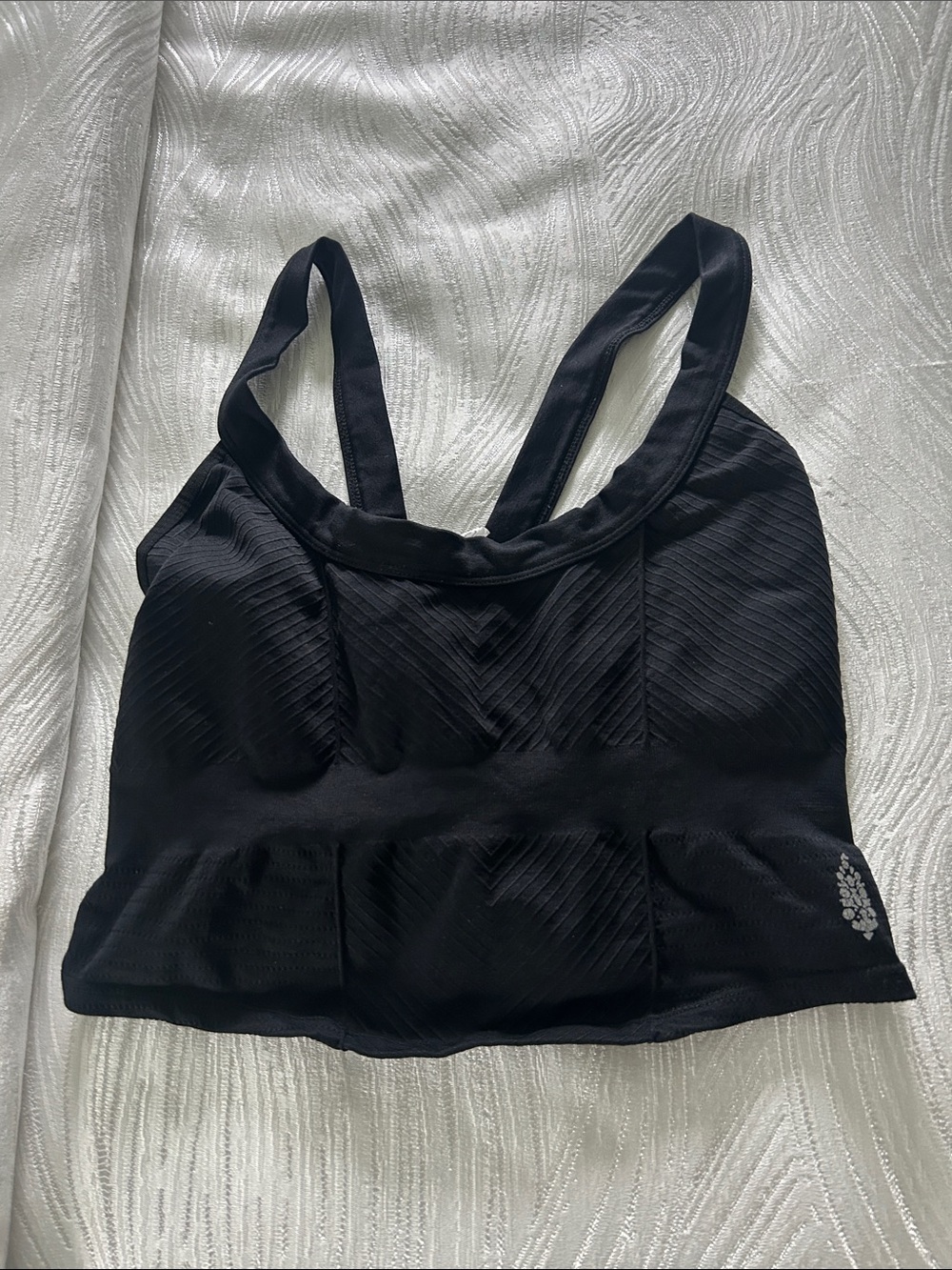 Women's Black Seamless Support Crop Tank - Free People Movement
